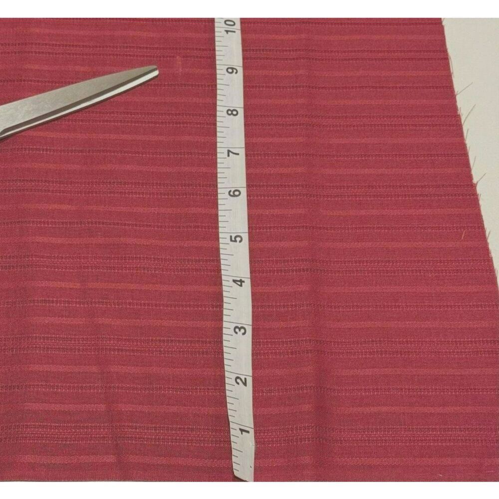 Dimity Fabric Cranberry Open Leno Weave Dimity Fabric Cotton Blend BTY *READ* - Picture 2 of 4